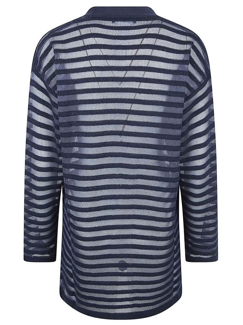Fabiana Filippi Oversized Sheer Knit Cardigan