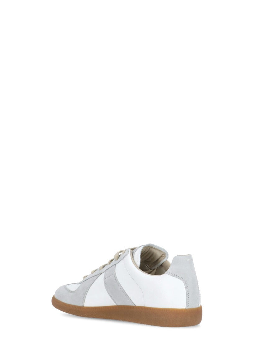 Maison Margiela White Leather Sneakers