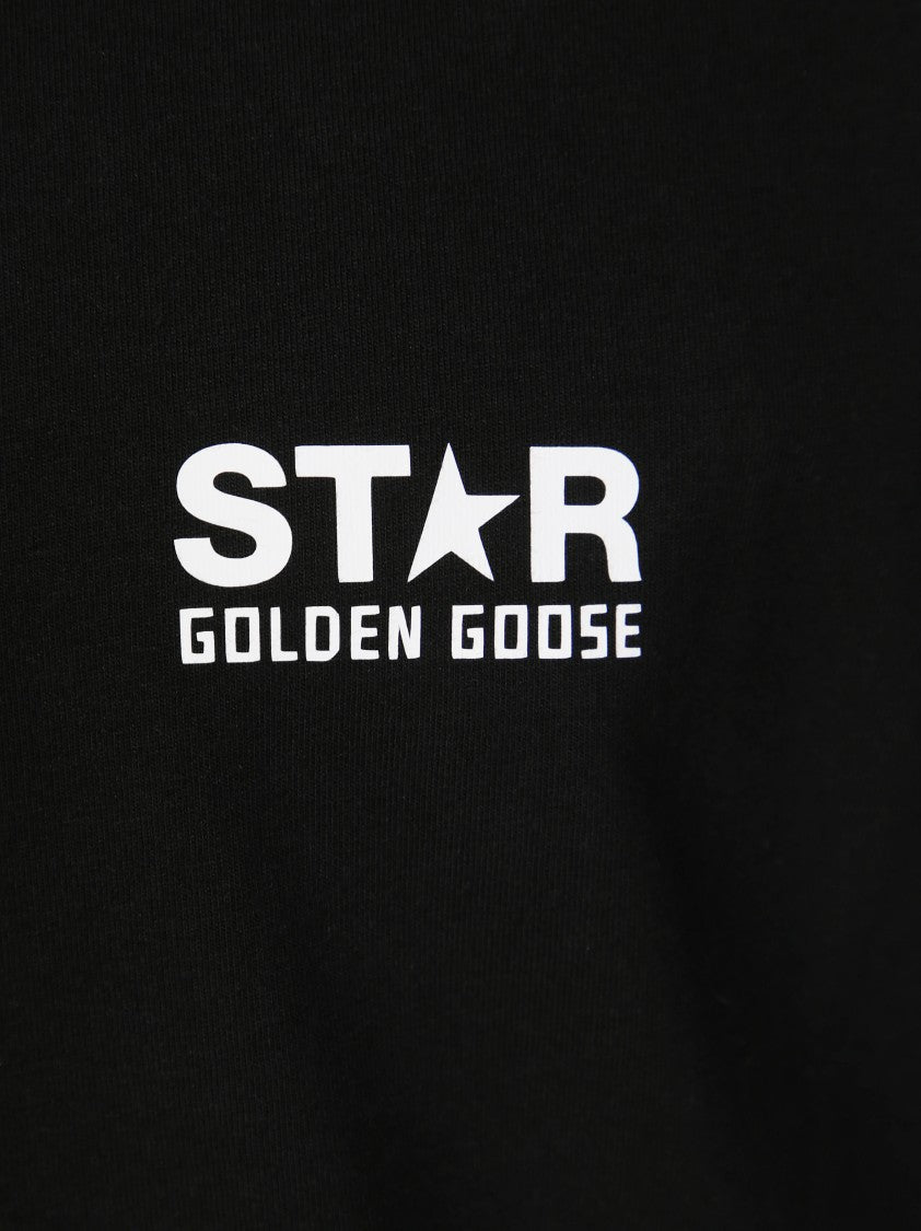 Golden Goose Black Cotton T-Shirt