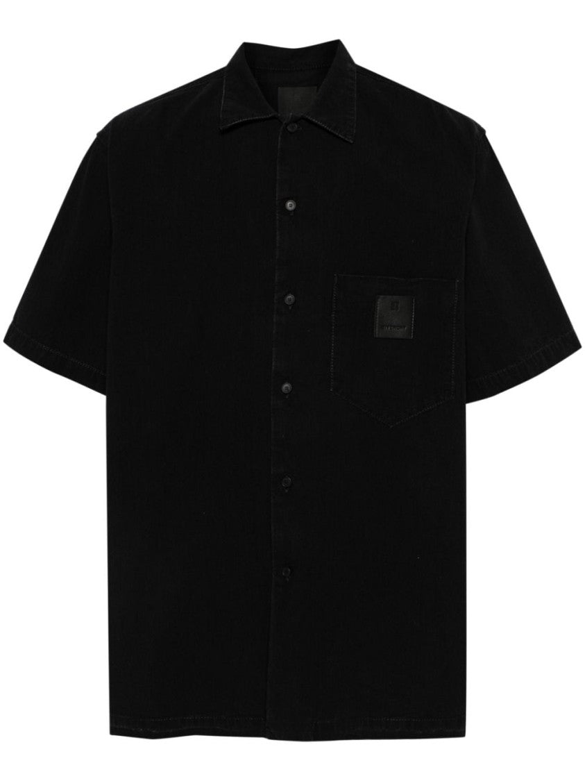 Givenchy Cotton Shirt With Logo Patch