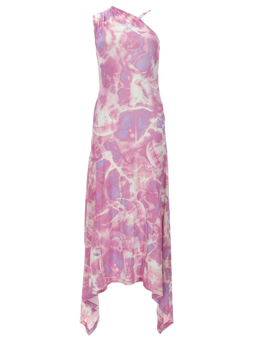 Versace Jeans Couture Couture Handkerchief Hem Evening Dress