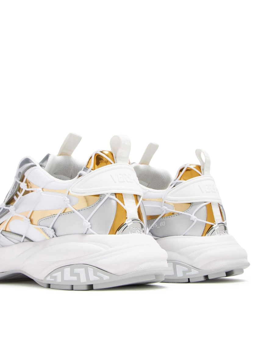 Versace White Mercury M_Vs_03 Futuristic Rope Sneakers
