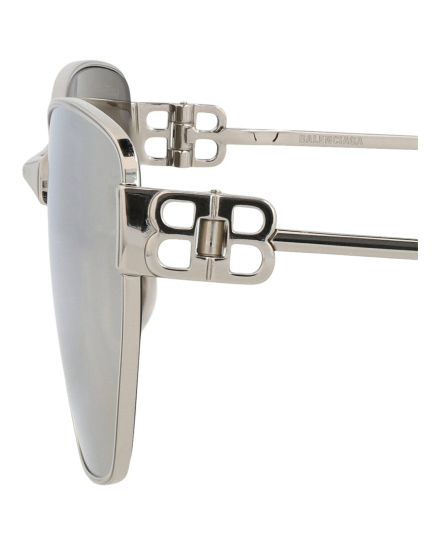 Balenciaga Cat Eye-Frame Metal Sunglasses