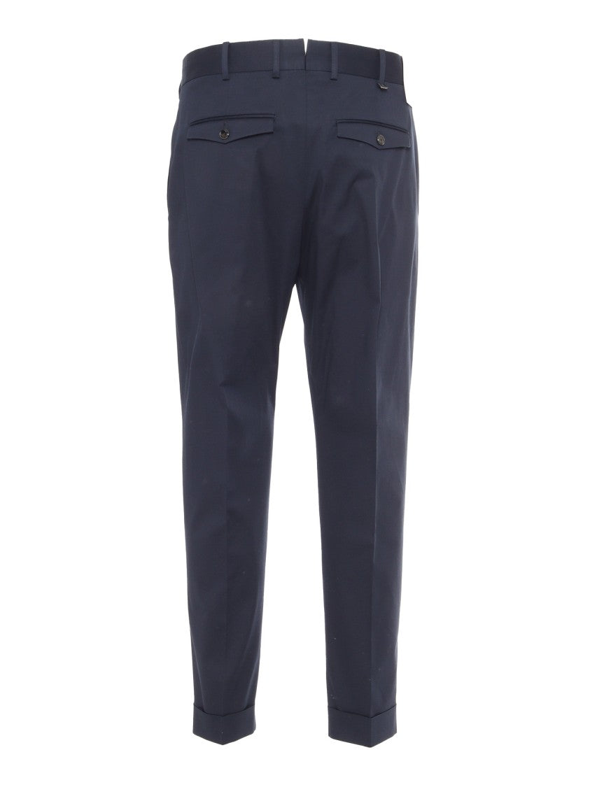 Pt01 Rebel 1 Tailored Black Trousers