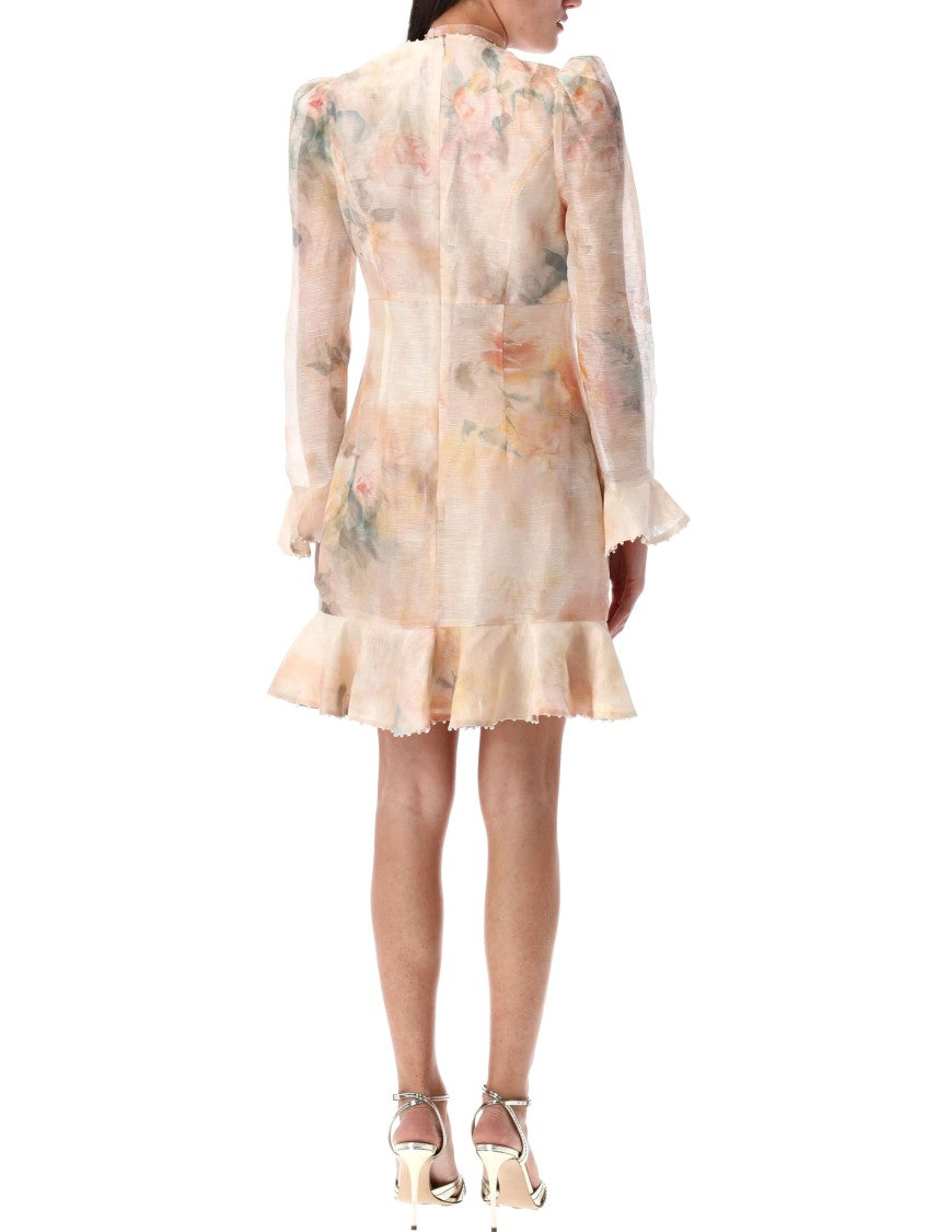 Zimmermann Crush Flower Mini Dress