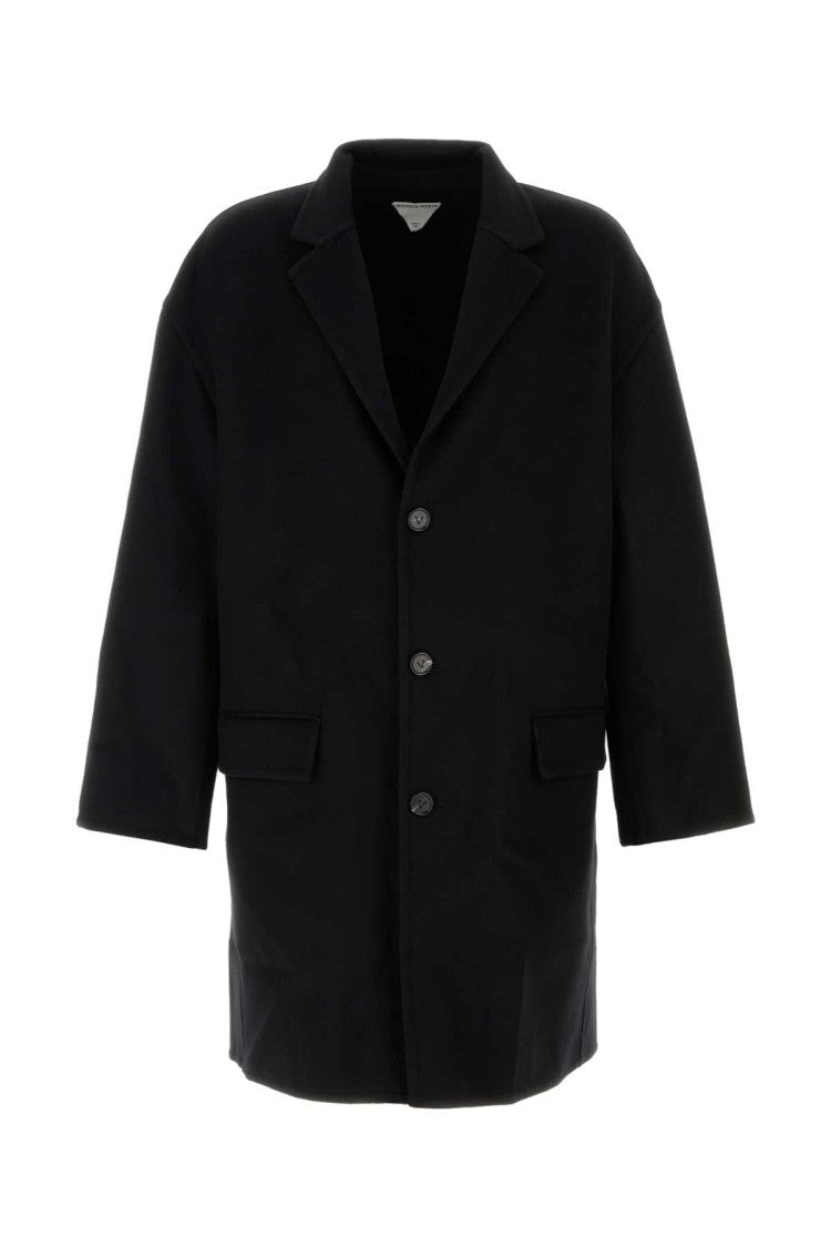 Bottega Veneta Black Wool Coat