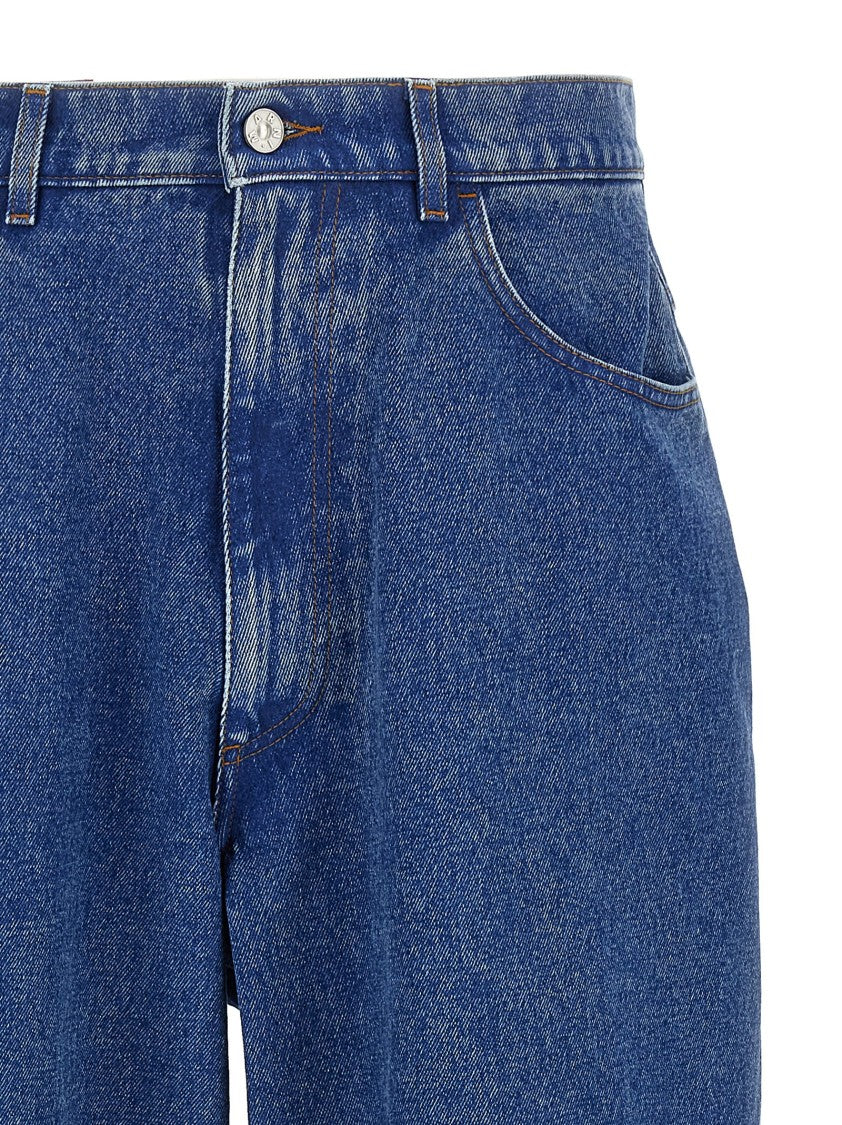 Marni Low-Waisted Wide-Leg Denim Jeans