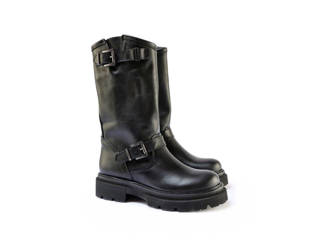 Ton Gout Stivaletto Trend Ankle Boots With Adjustable Buckle Straps