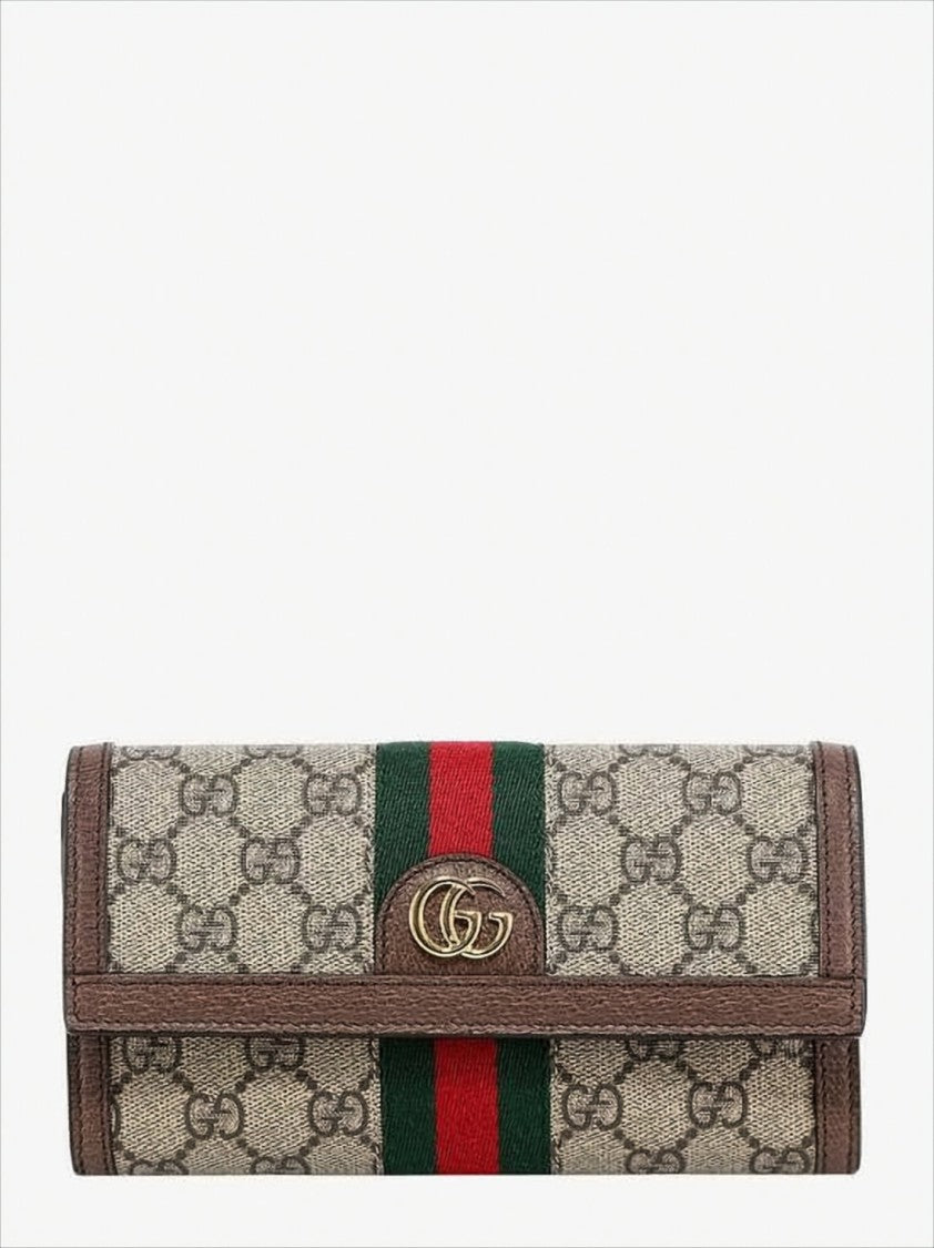 Gucci  Ophidia Gg Supreme Long Wallet
