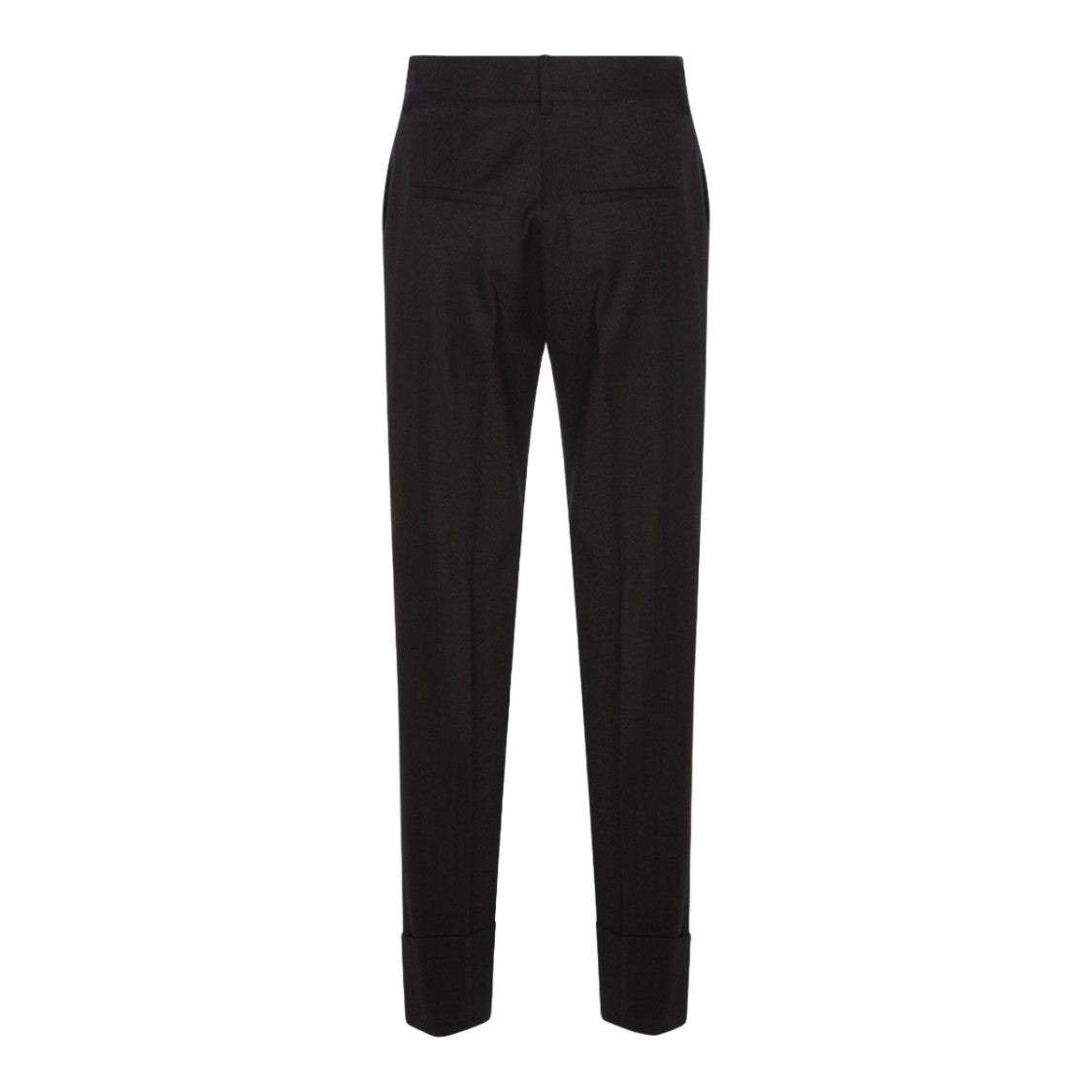 Antonelli Firenze Tailored High-Waisted Trousers With Cuffed Hem