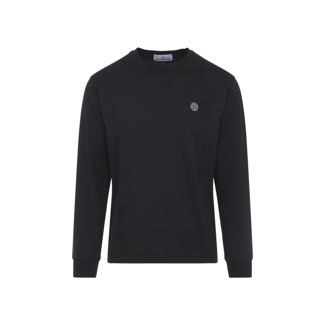 Stone Island Long-Sleeve Cotton T-Shirt With Design