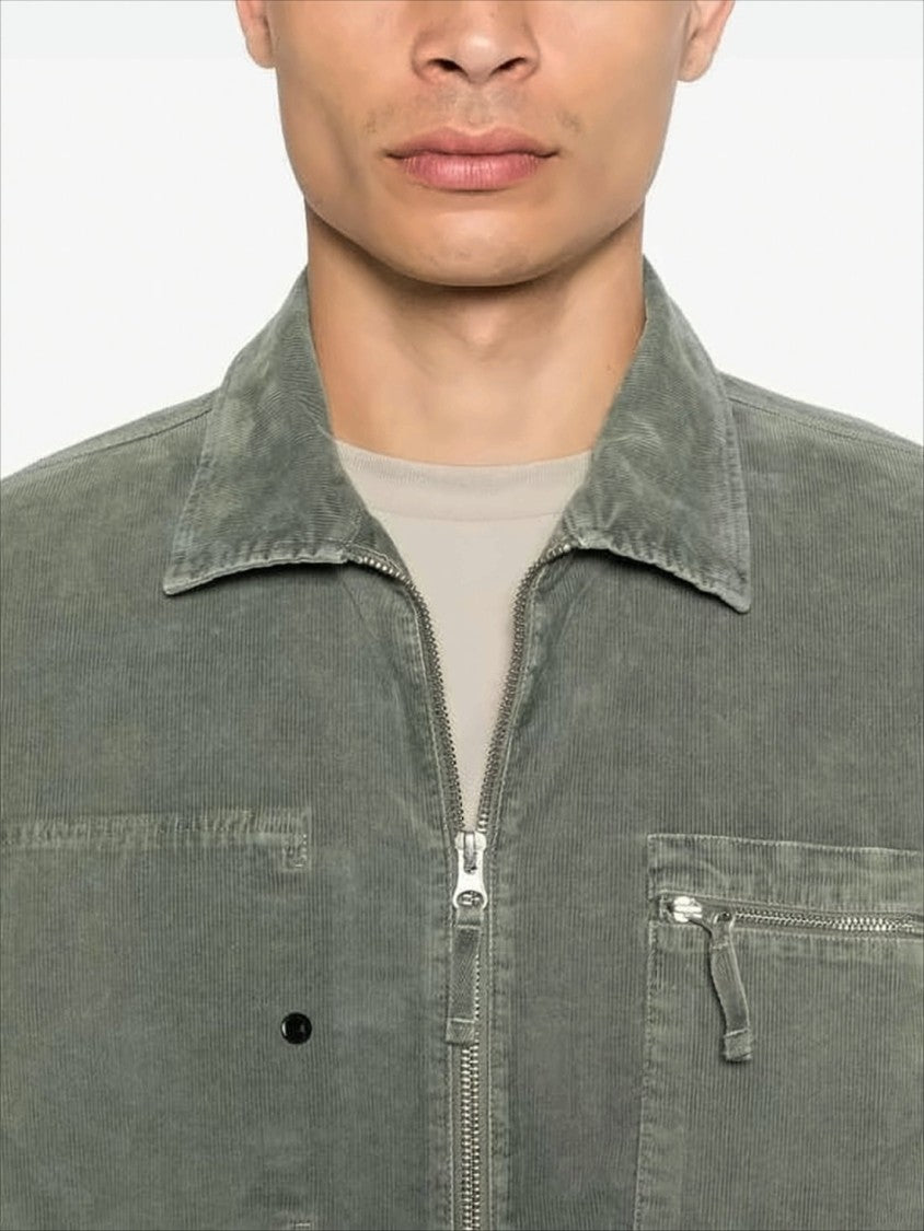 C.P. Company Relaxed Fit Corduroy Jacket With Classic Collar