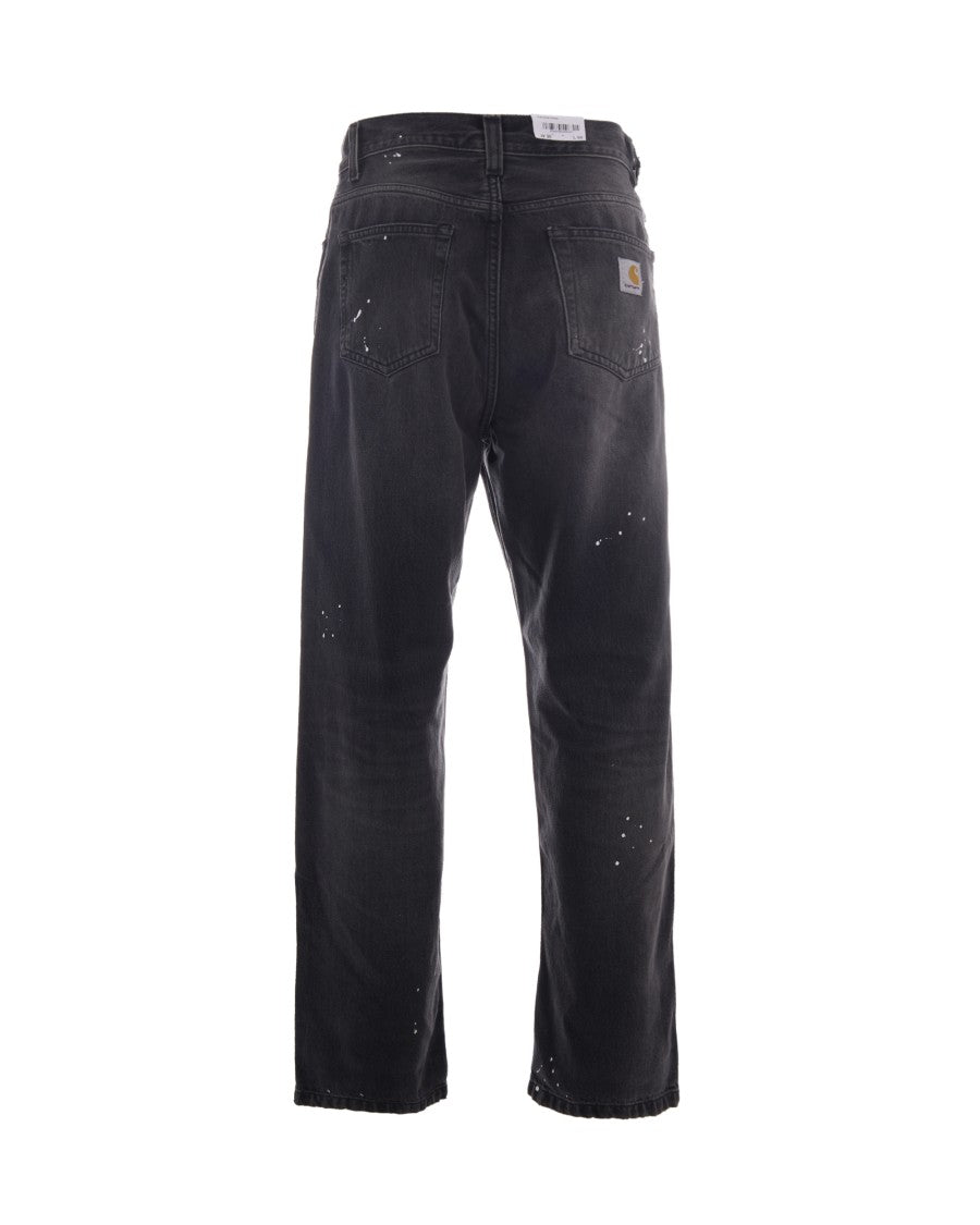 Carhartt Wip Black Landon Tapered Denim Jeans