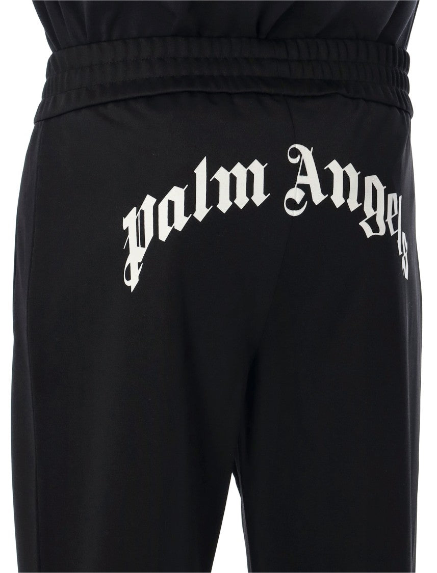 Palm Angels Back Curved Logo Track Pants