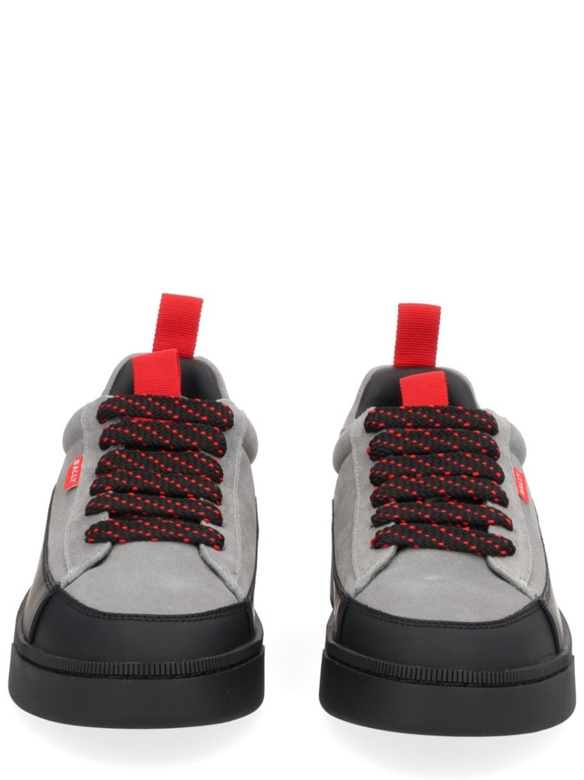 Bally Grey Rossy Suede Sneakers