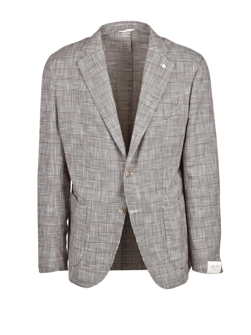 L.B.M. 1911 Round Jacket Cotton/Silk - Grey