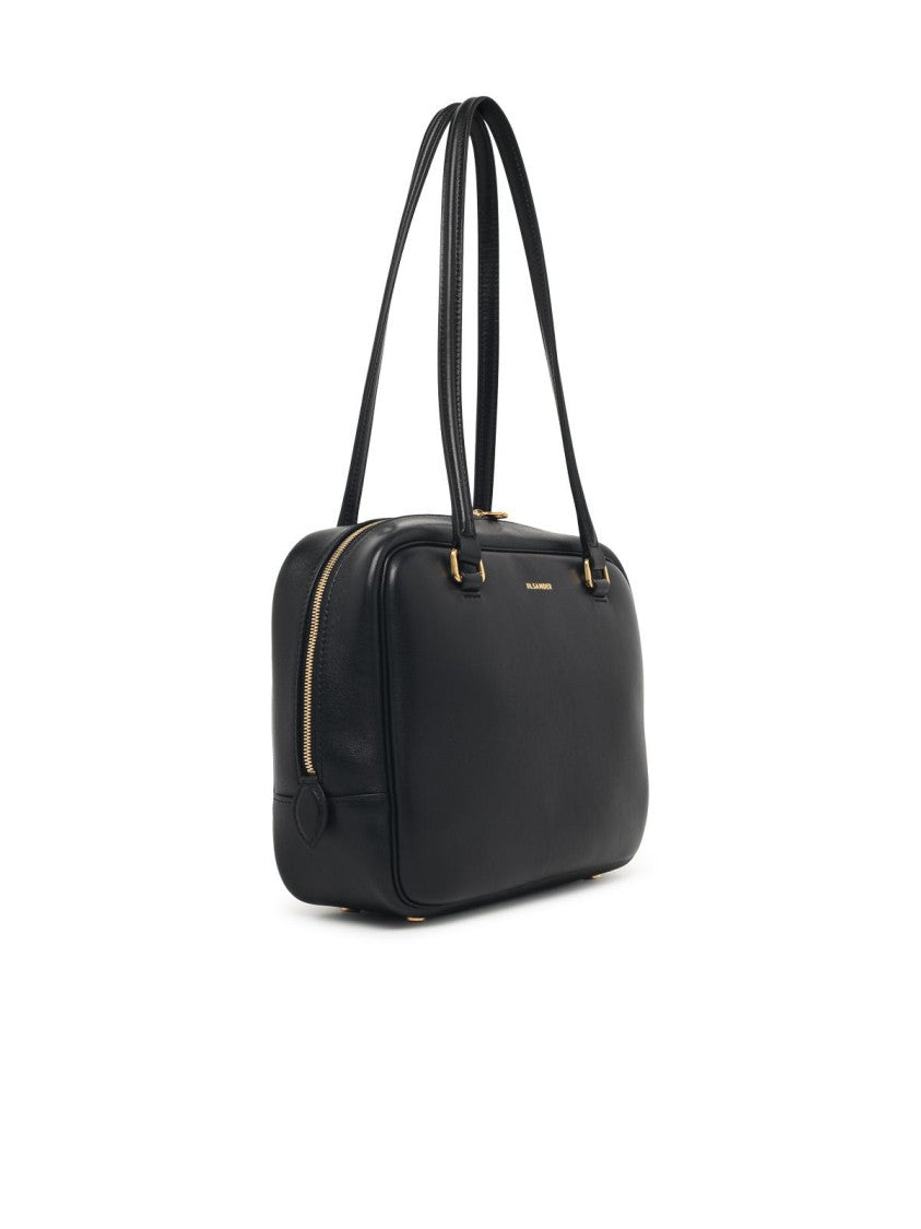 Jil Sander Medium 'Vision' Black Leather Bag