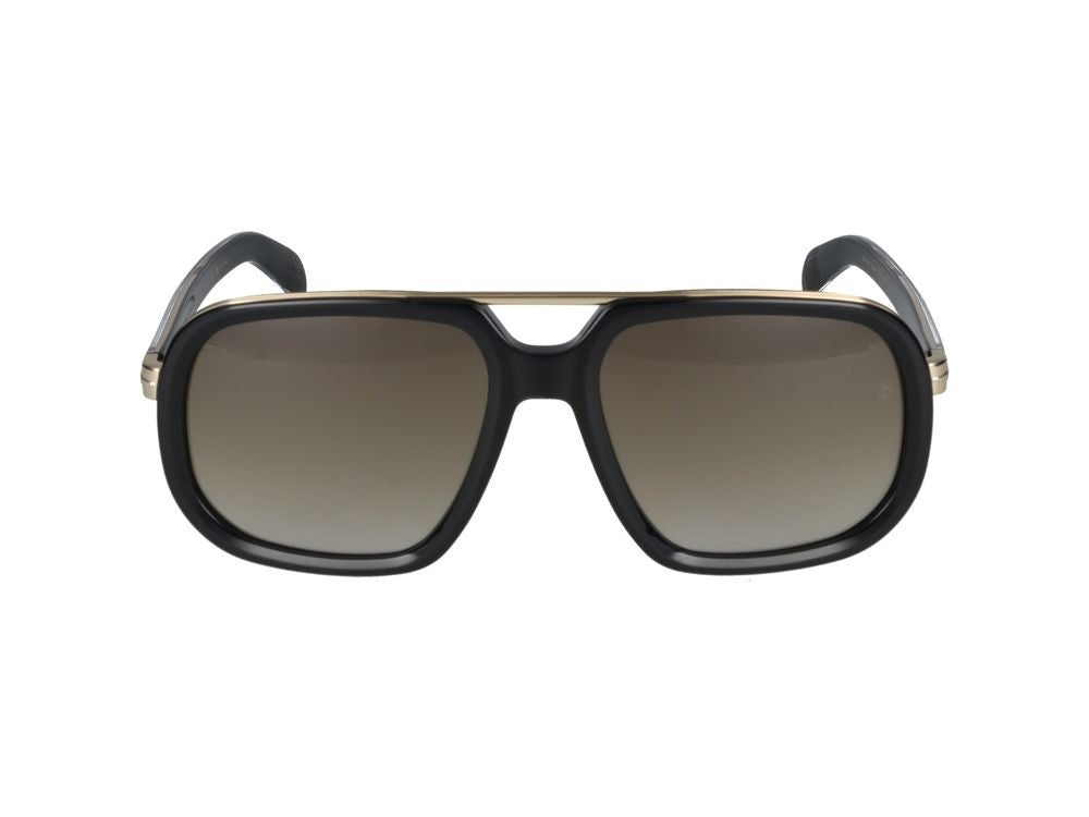 David Beckham Sunglasses Db 7101/S 2M2 Black Gold 57/18/145