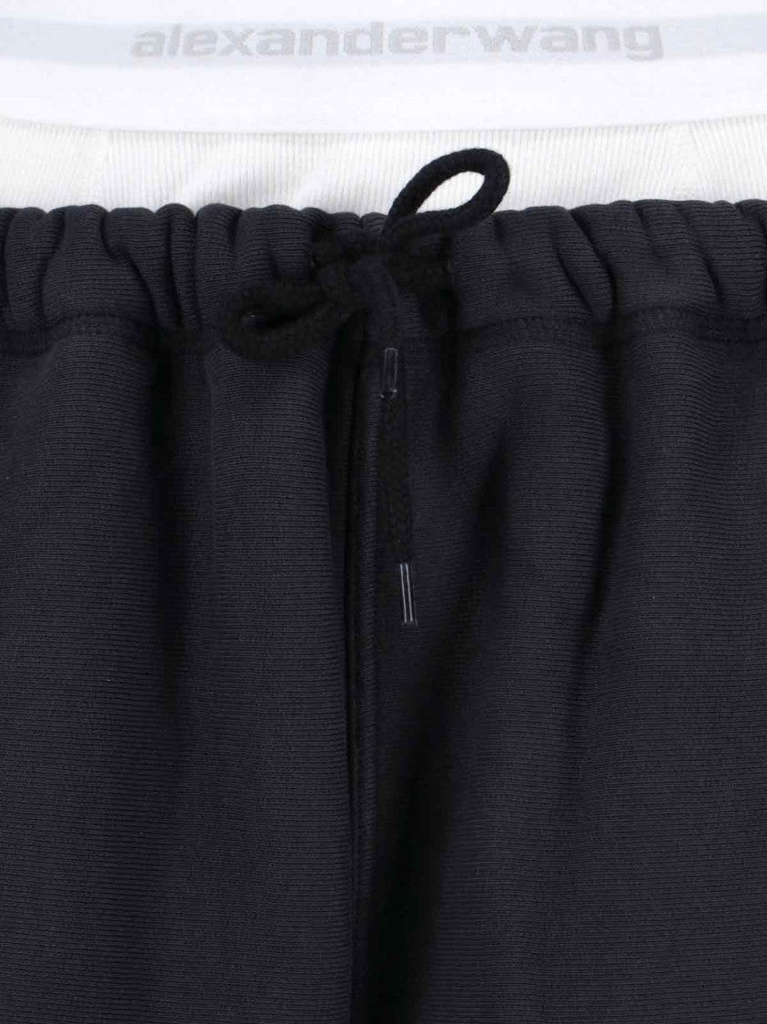 Alexander Wang High-Waisted Wide-Leg Sweatpants