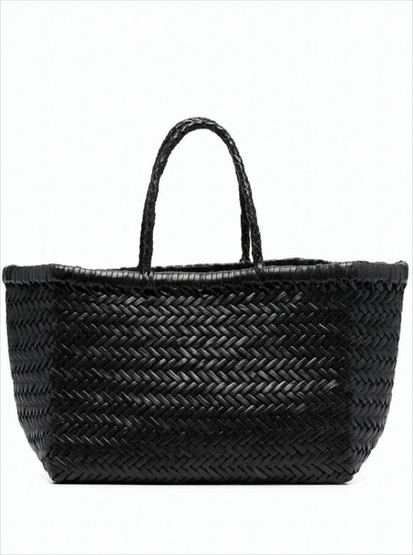 Dragon Diffusion Woven Buffalo Leather Tote Bag
