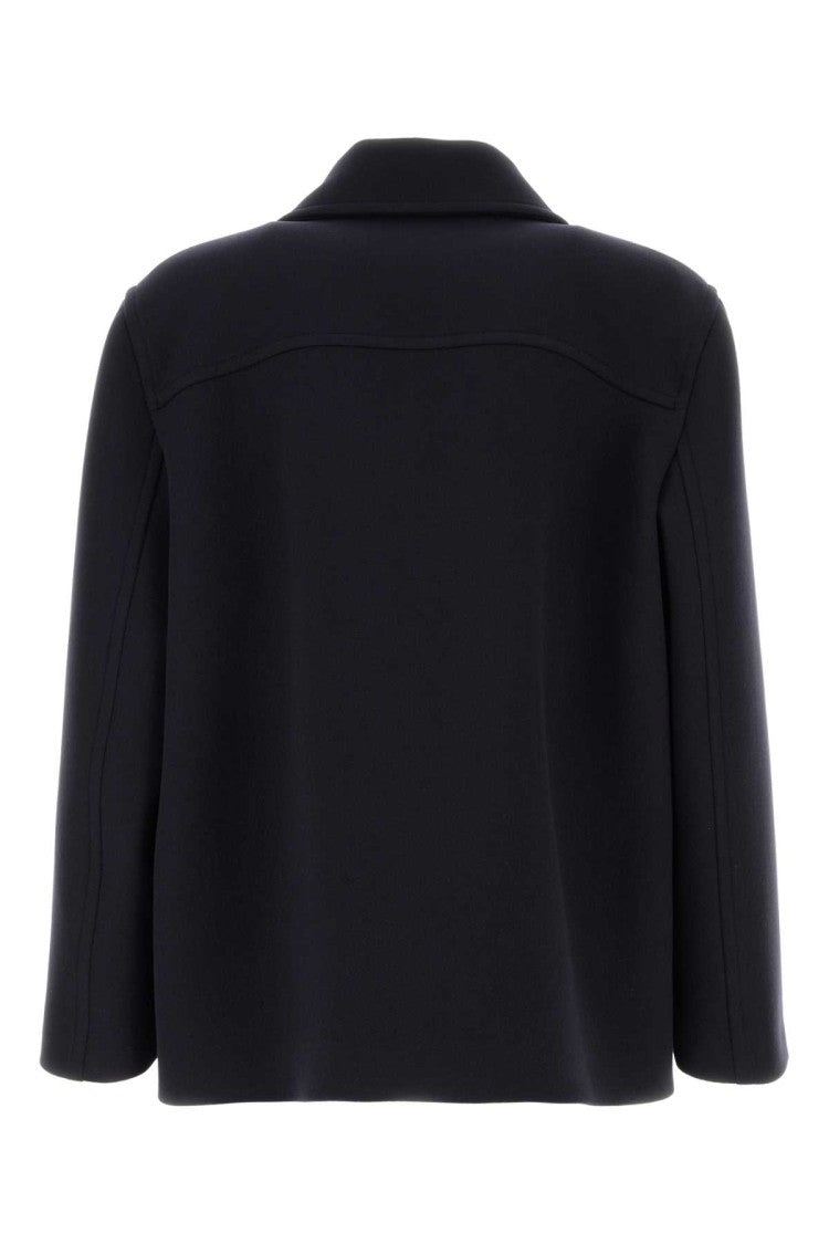 Valentino Garavani Midnight Blue Wool Coat