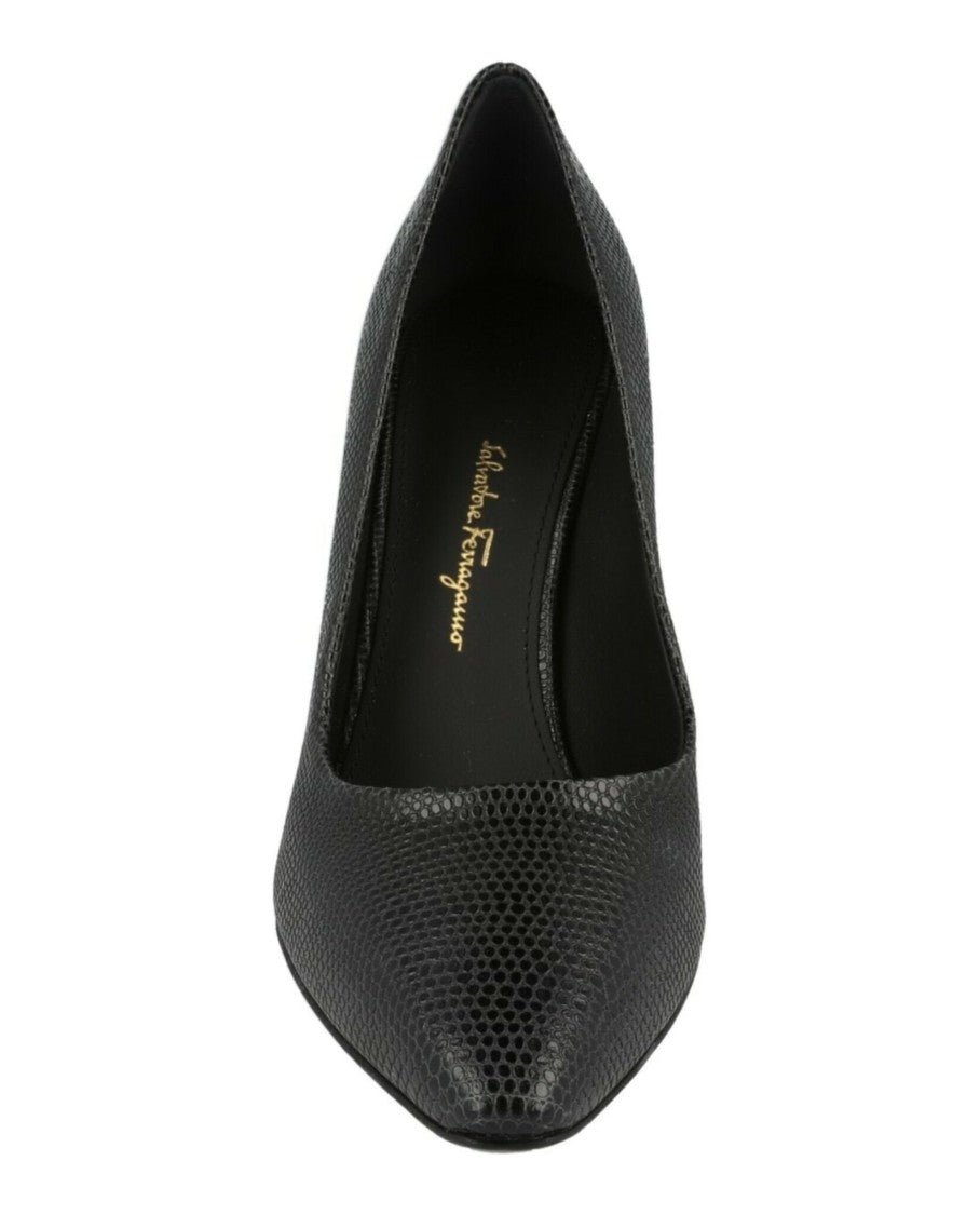 Ferragamo Justina X5 Leather Pumps