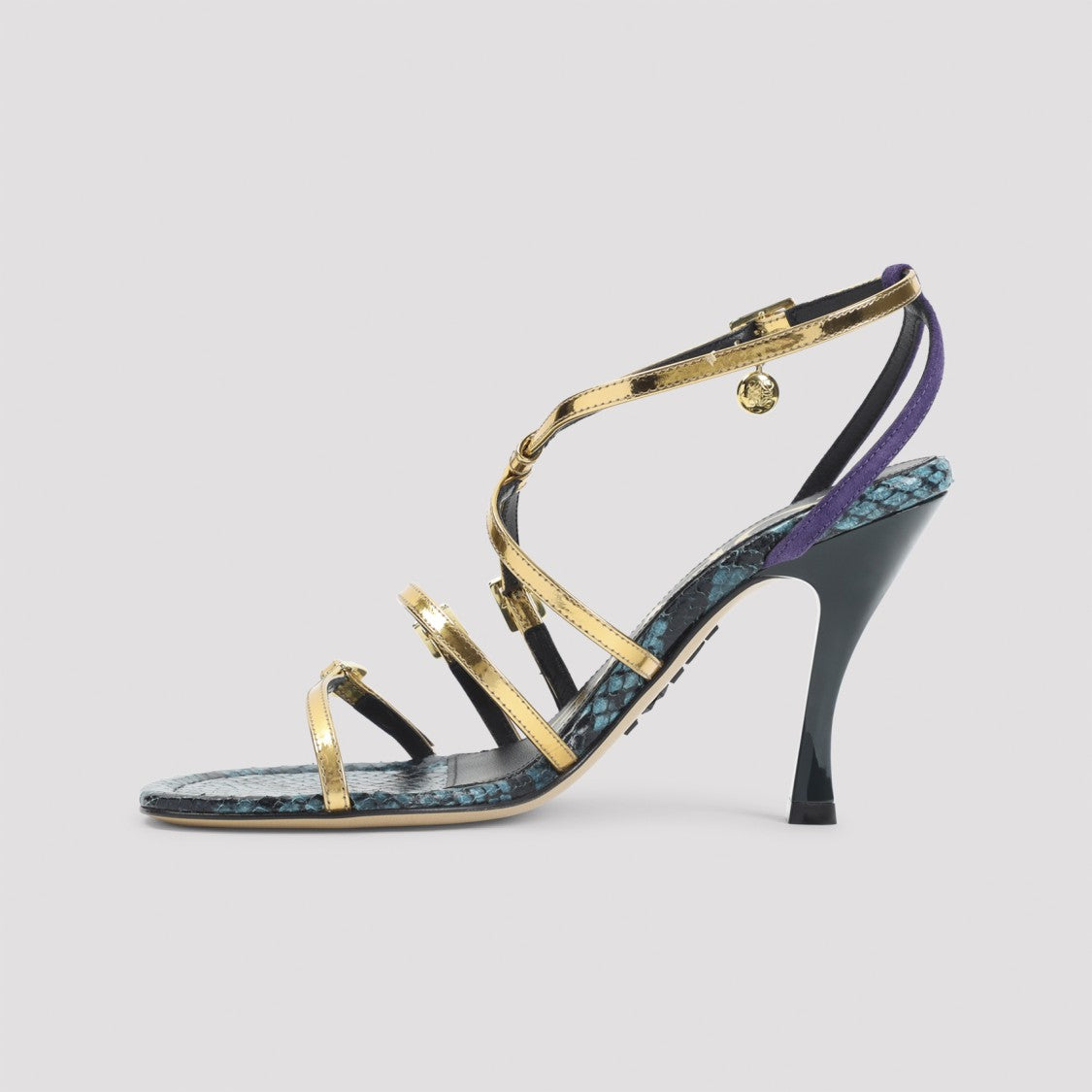Loewe New Comic 90 Multicolor Goatskin Sandals