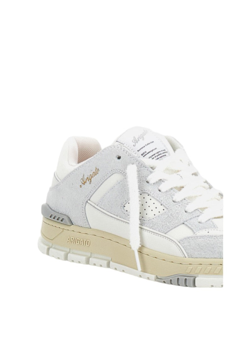 Axel Arigato Grey Fabric Leather Suede Retro Sneakers