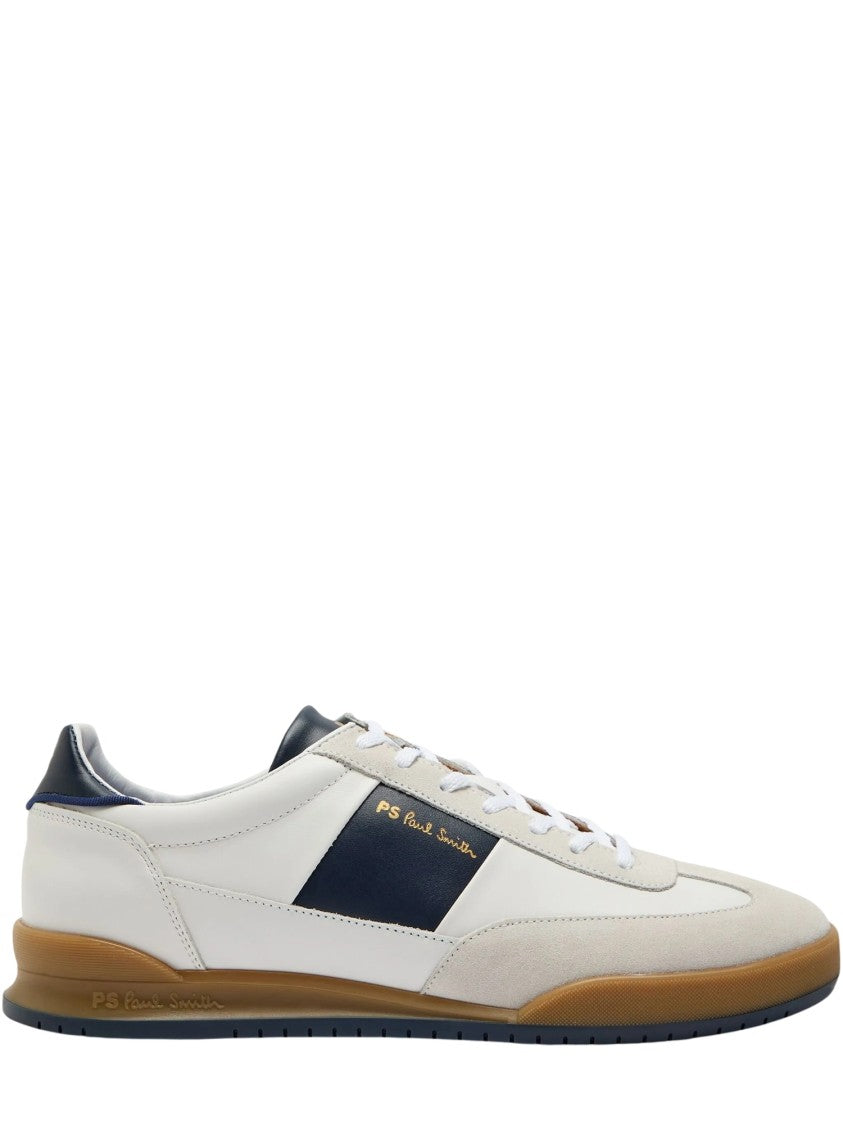 Paul Smith Suede Panel Low-Top Dover Leather Sneakers