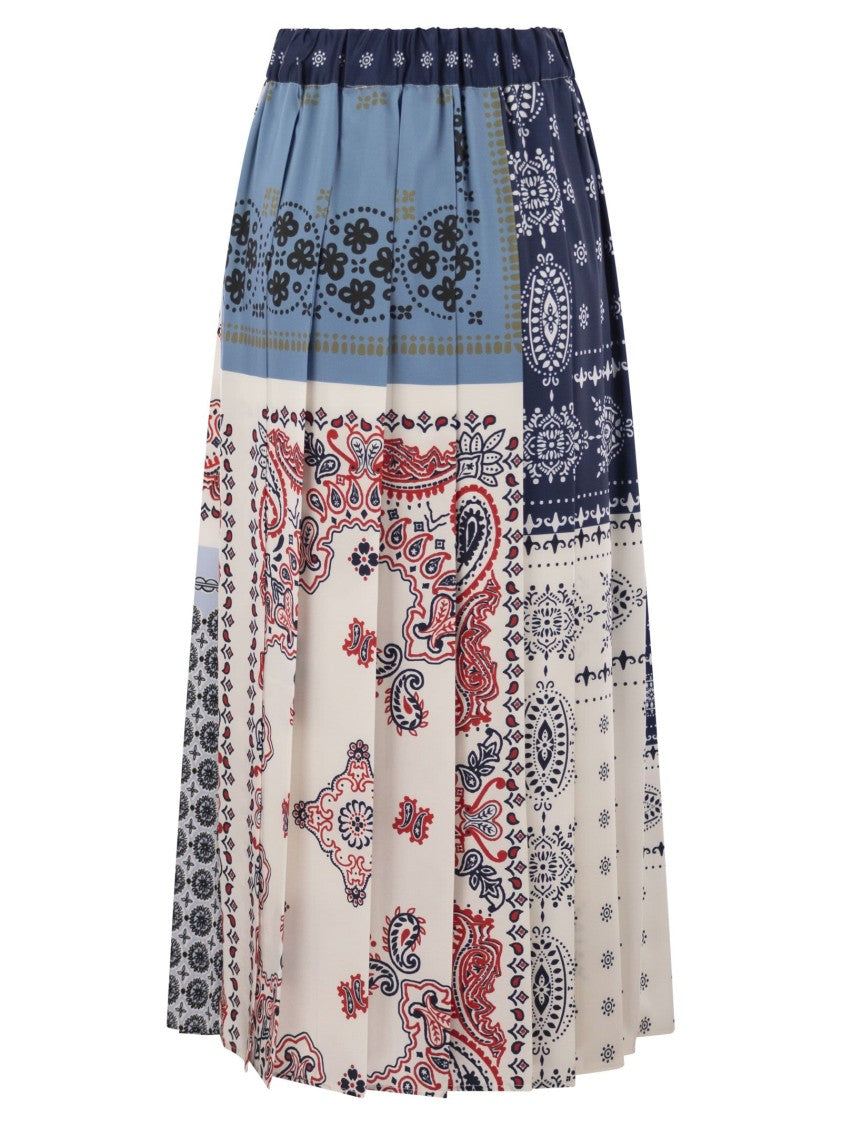 Max Mara Luna - Printed Twill Skirt