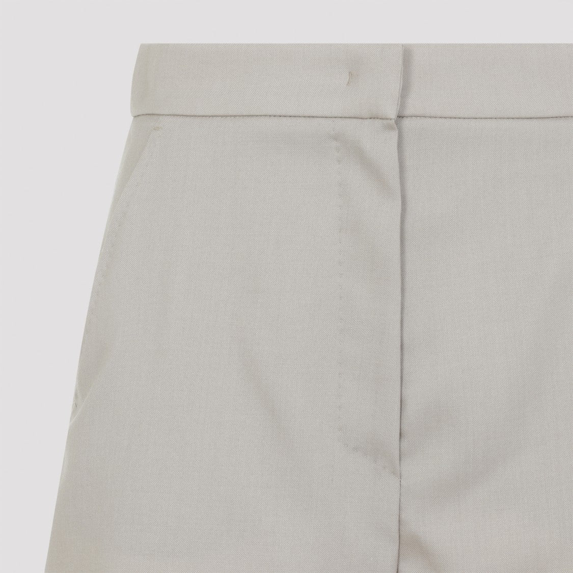 Max Mara Nude & Neutrals Wool Blend Shorts