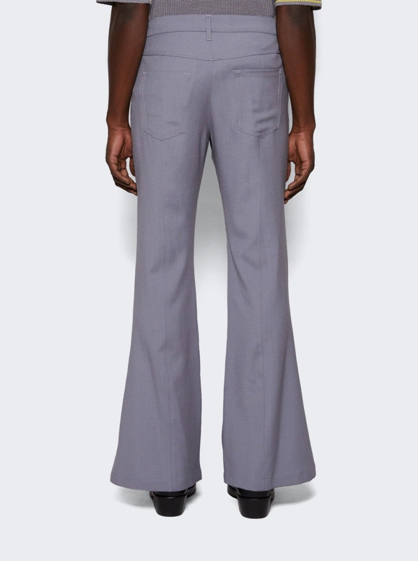 Marni Tailored Flared Trousers With Button Closure