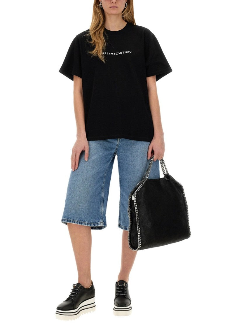 Stella Mccartney Knee-Length Denim Bermuda Shorts