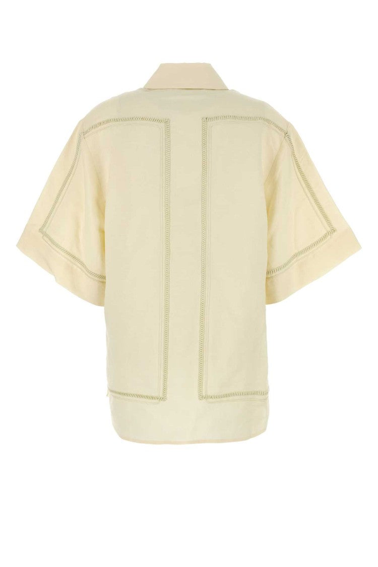 Camilla And Marc Cream Linen Blend Fortuna Shirt