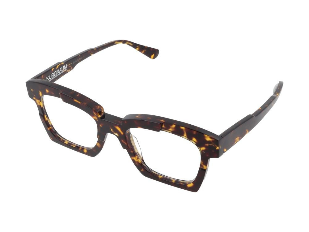 Kuboraum Distinctive Tortoiseshell Oversized Square Optical Glasses