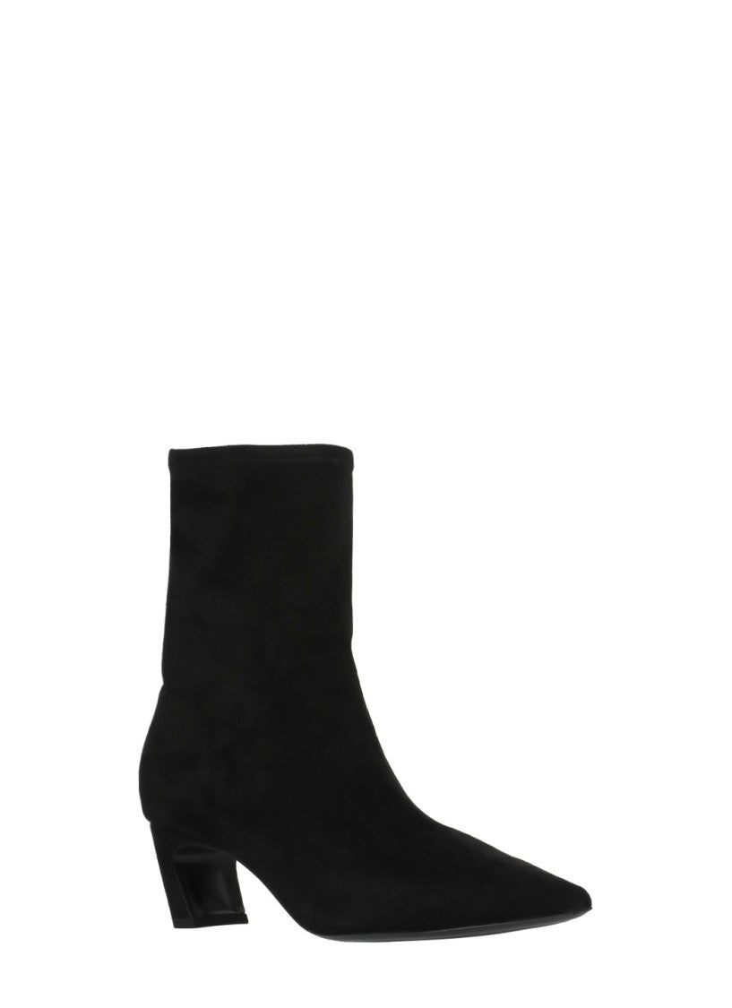 Ash Black Viva Pointed-Toe Boots