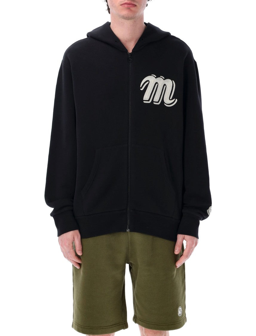 Moncler Genius X Mercedes Benz Black Zip-Up Hoodie