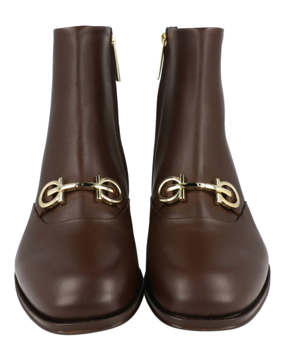 Ferragamo Geremia Gancini Ankle Boots