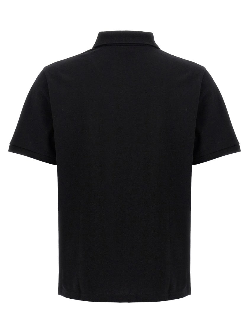 Saint Laurent Logo Embroidery Polo Shirt