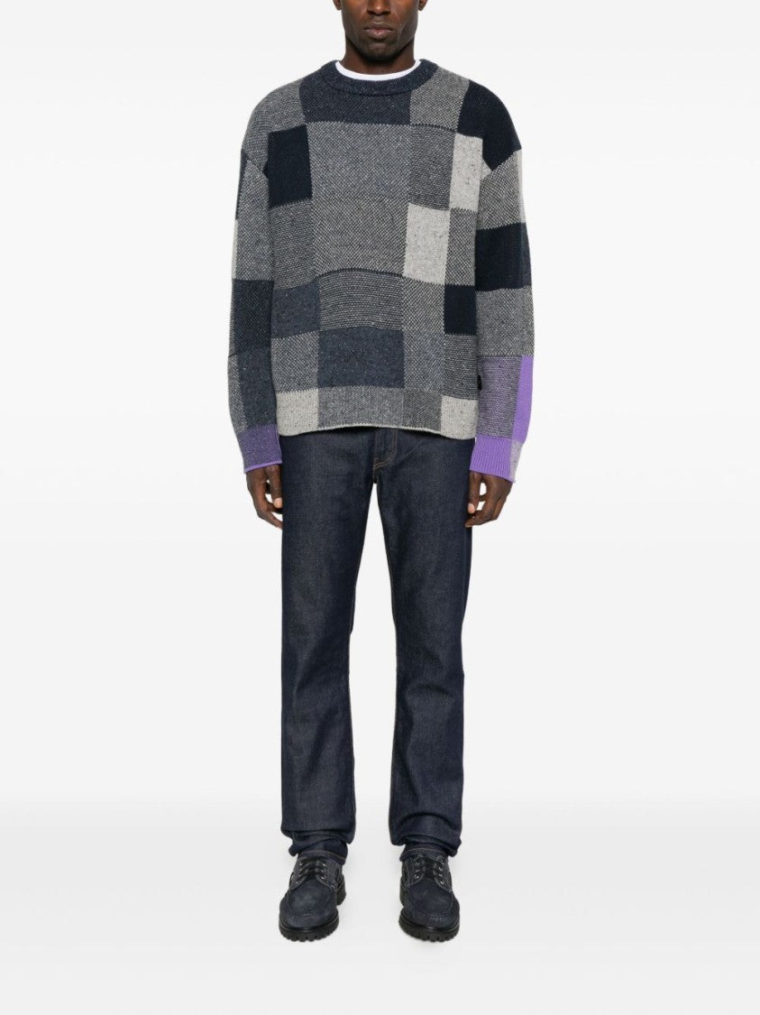 Paul Smith Patchwork Knit Sweater