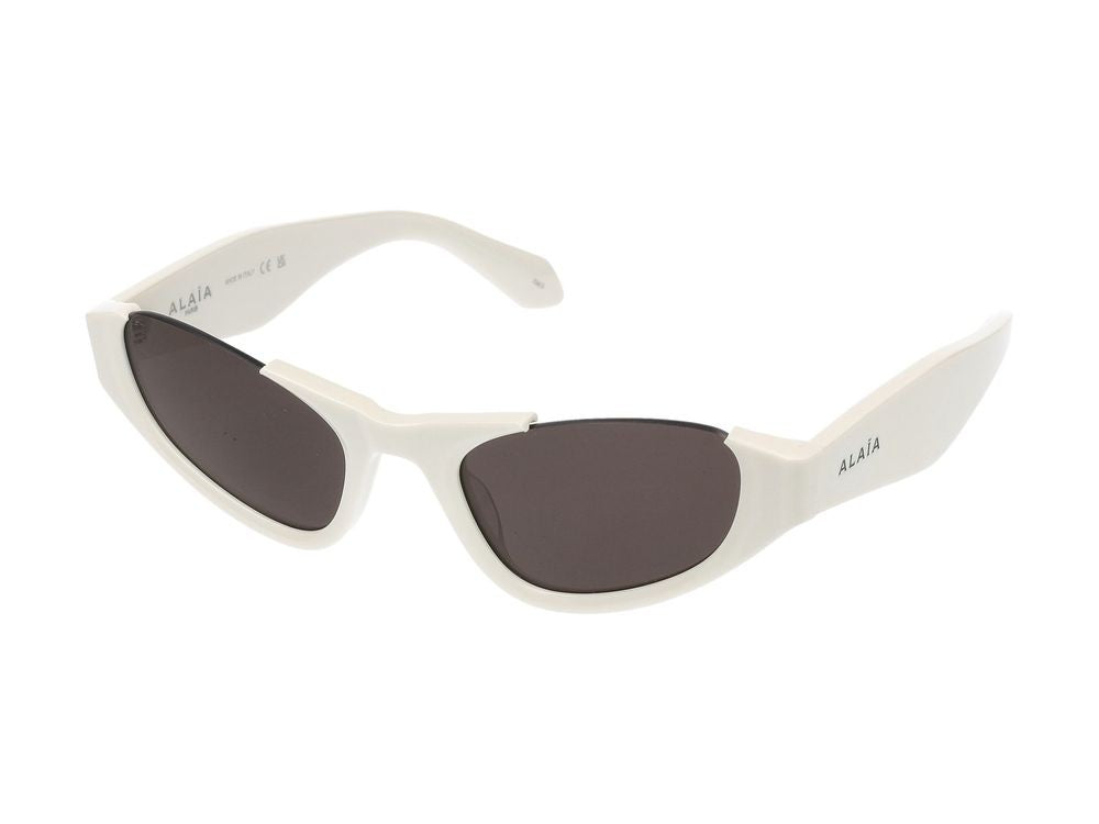 Azzedine Alaïa Sunglasses Azzedine Alaia Aa0076s 002 White White Grey 54/22/140