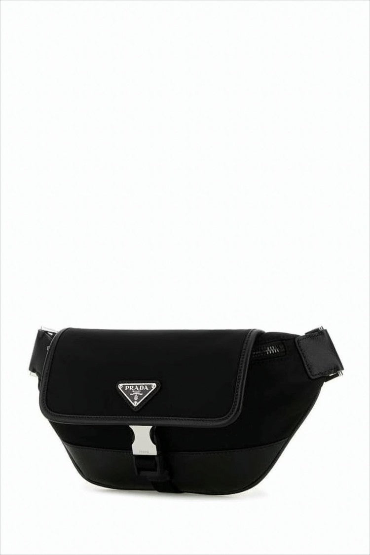 Prada Belt Bag In Recycled Polyamide With Flap Closure
