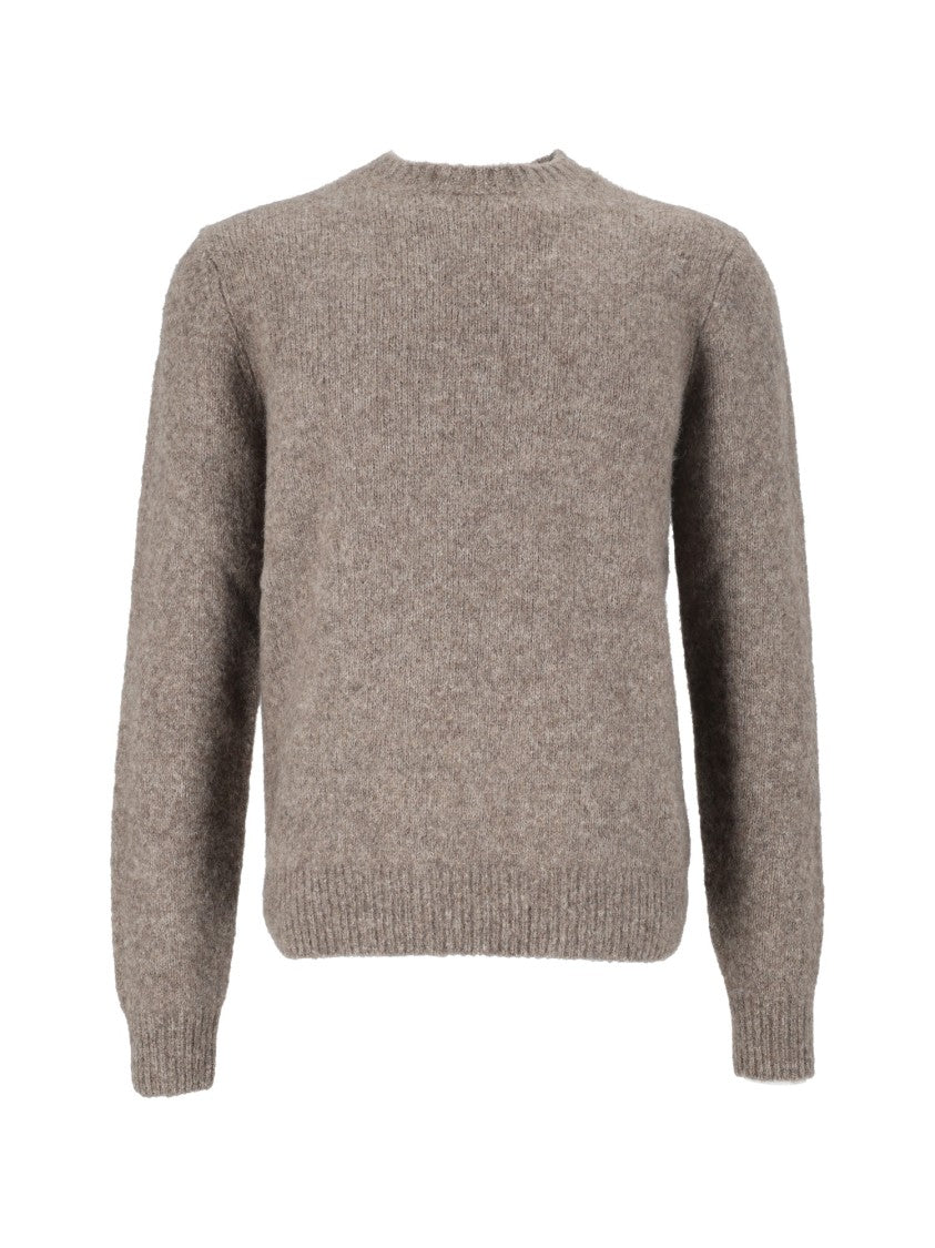 Ballantyne Textured Knit Round-Neck Crewneck Pullover Sweater