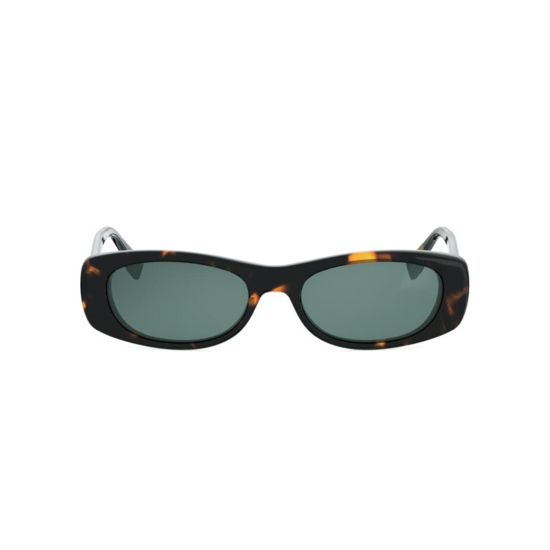 Fendi Fe40183i Rectangular Tortoiseshell Sunglasses