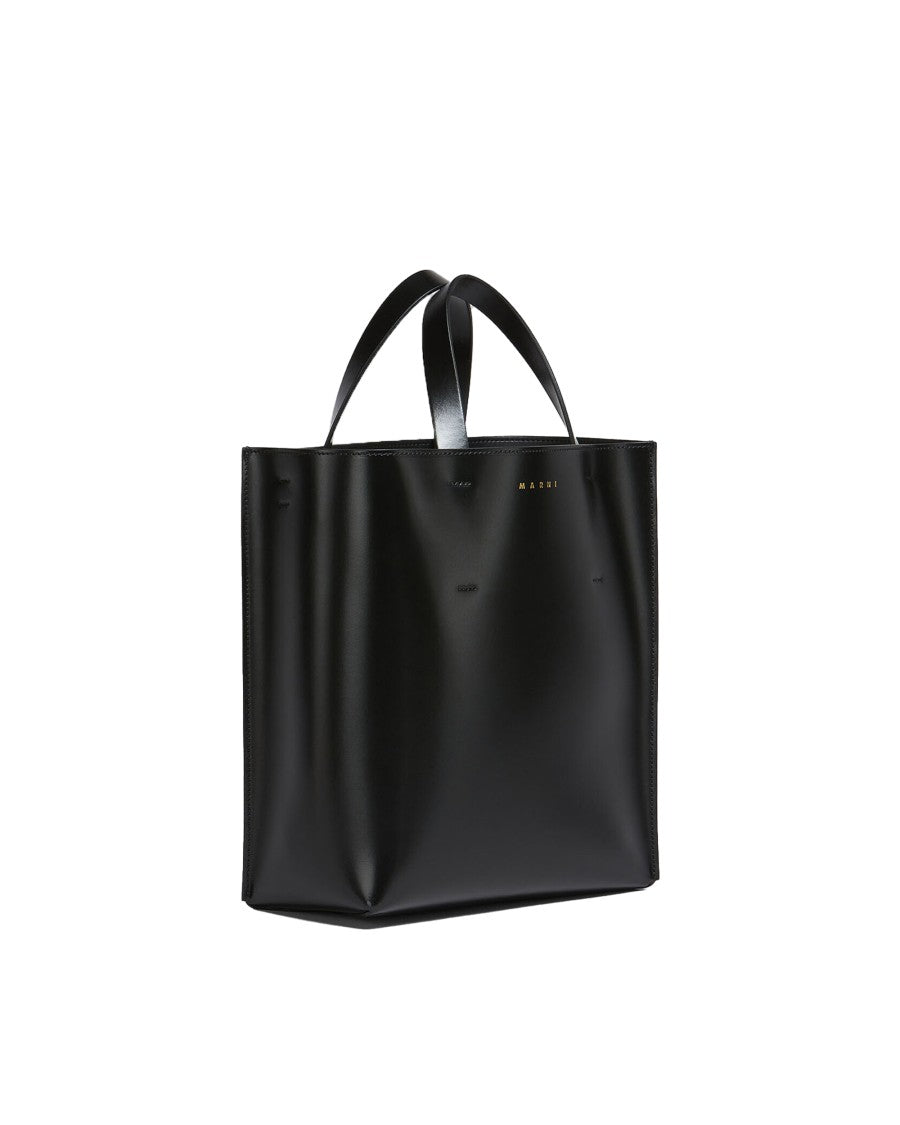 Marni Small Museo Leather Handbag – Black