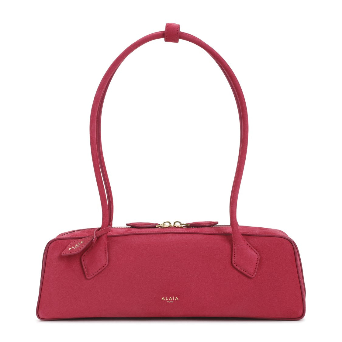 Alaïa Medium Shoulder Bag In Smooth Calf Leather With Golden Hardware