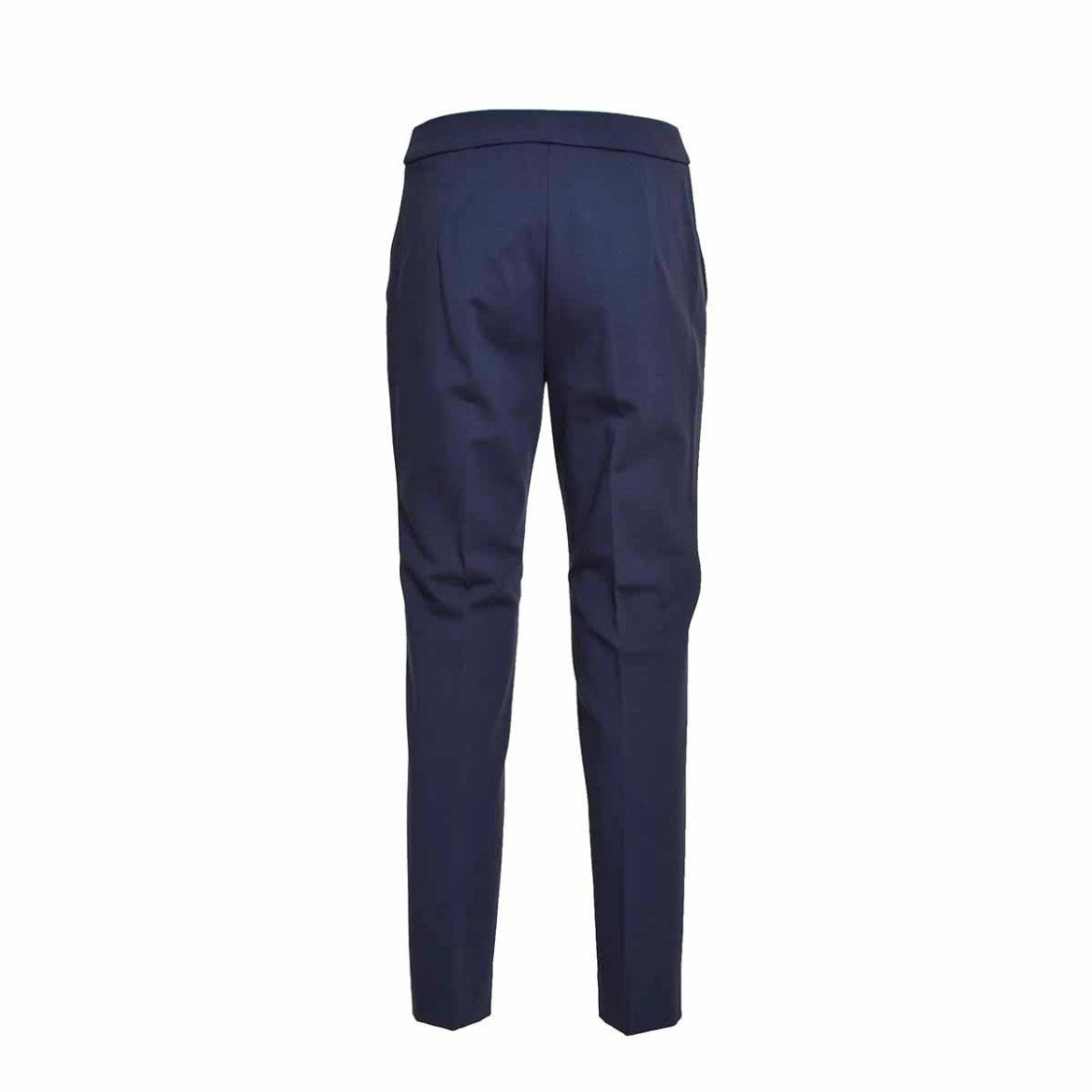 Max Mara Pegno Pants In Blue Viscose Blend