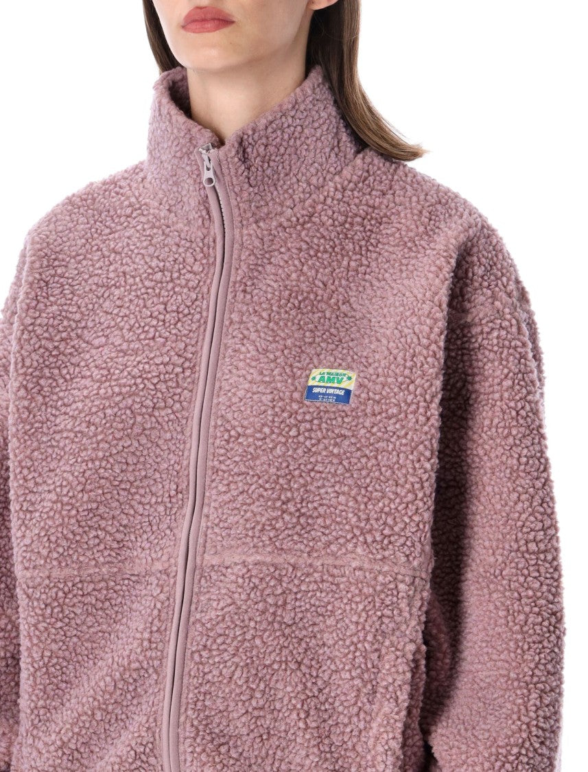 American Vintage Hok Town Pile High-Collar Plush Fleece Jacket