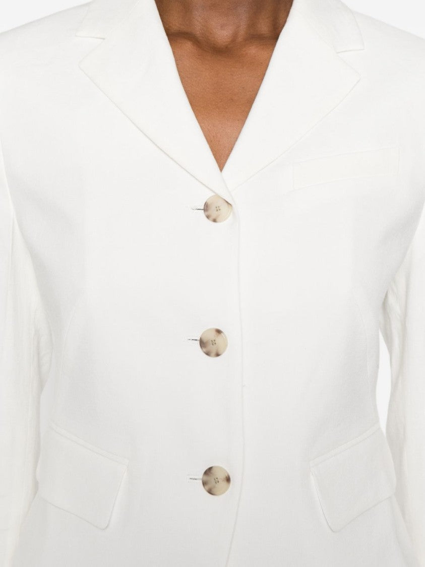 Boss Cropped Tailored Structured Blazer