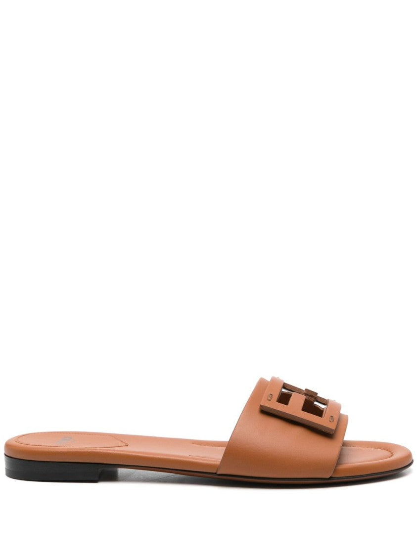 Fendi Open-Toe Slide Flat Sandals